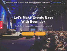 Tablet Screenshot of eventdex.com